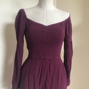 Hollister long sleeve romper